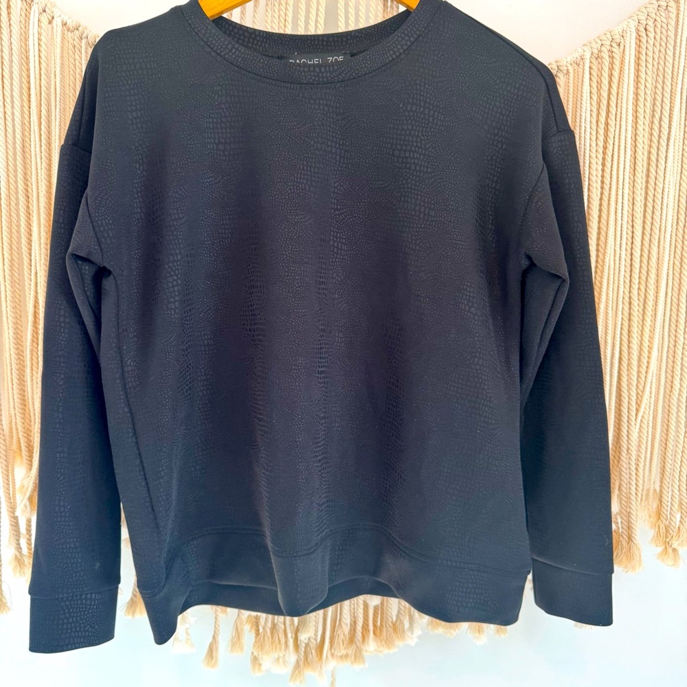 Rachel Zoe Subtle Snakeskin Top